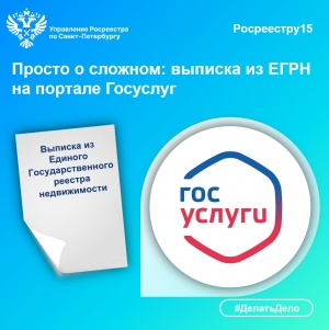 Просто о сложном: выписка из ЕГРН на портале Госуслуг