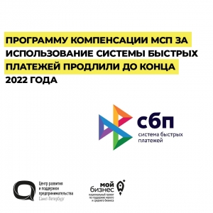 Система быстрых платежей: до конца 2022 года МСП может вернуть комиссию