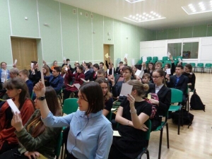 Старшеклассники муниципального образования Смольнинское приняли участие в ток-шоу