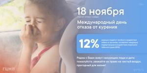 Международный день отказа от курения &ndash;   18 ноября 2021