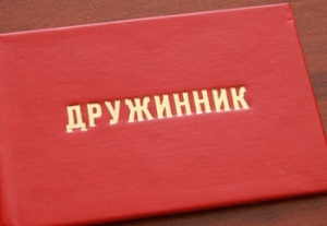 Запишись в народную дружину!