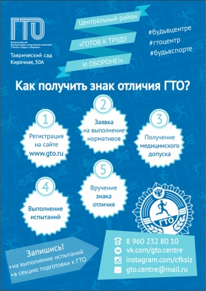 Тестирование в рамках Всероссийского физкультурно-спортивного комплекса &laquo;Готов к труду и обороне&raquo; (ГТО)