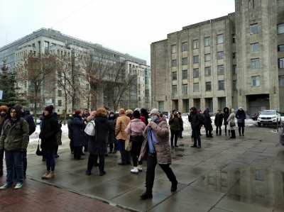 В Архивном центре Санкт-Петербурга прошла тренировка по эвакуации
