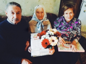 100 лет жительнице округа