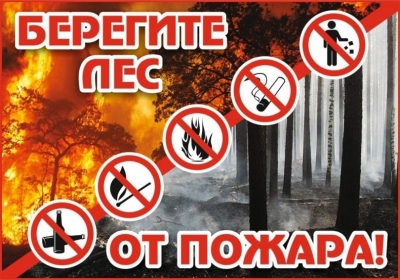 Отдыхая на природе, будьте осторожны с огнем!