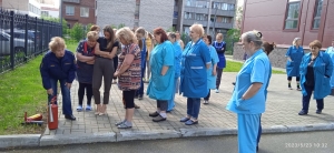 В подразделениях Архивного комитета Санкт-Петербурга продолжаются пожарно-профилактические мероприятия