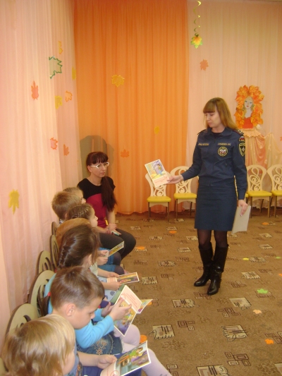 Занятие в детском саду № 29.