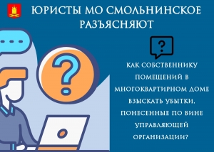 Как собственнику помещений в многоквартирном доме взыскать убытки, понесенные по вине управляющей организации?