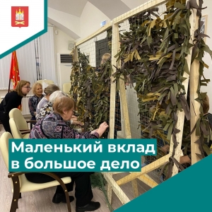 Готова первая маскировочная сеть