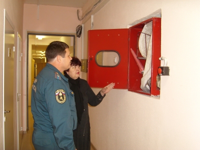 Учения в Доме для лиц БОМЖ