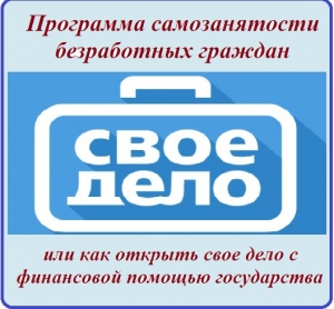 Содействие началу осуществления предпринимательской деятельности безработных граждан