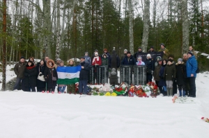 Выборгские поисковики посетили могилу своих героических предков, погибших в последние дни &laquo;Зимней&raquo; войны