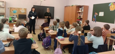 Уроки безопасности в школе № 222