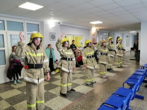 Ученики школ Центрального района приняли участие в городском этапе конкурса &laquo;Пожарный дозор&raquo;